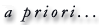A priori les meilleurs sites du web...