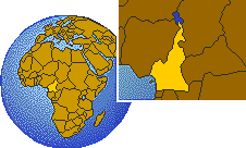 le Cameroun en Afrique centrale.