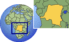 la R�publique D�mocratique du Congo, en Afrique centrale.
