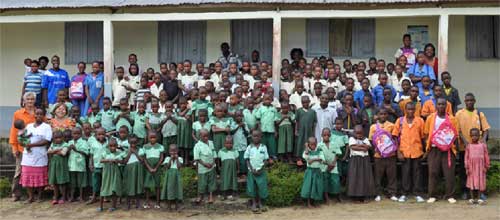 Les enfants Pygmées pensionnaires du Fondaf Bipindi au Cameroun