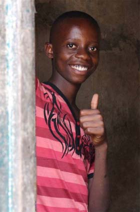 Enfant des rues de Kinshasa réunifié en famille