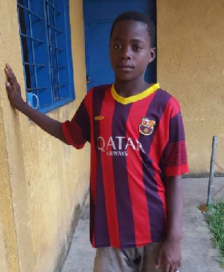 Gédéon, enfant des rues de Kinshasa