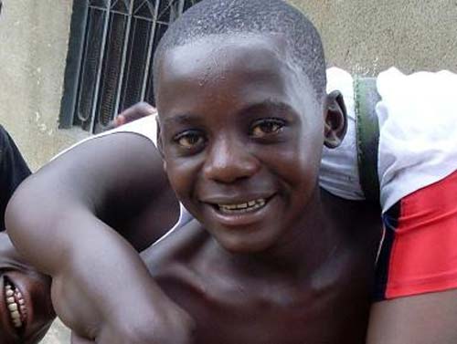 Enfant des rues de Kinshasa, centre Ndako Ya Biso
