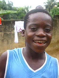 Enfant de la rue à Kinshasa
