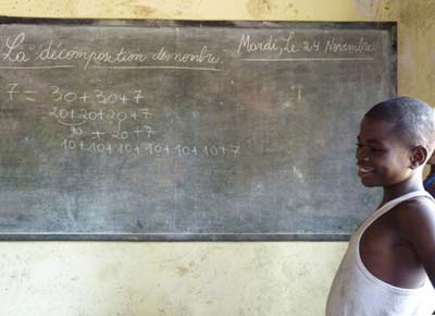 Alphabétisation des enfants des rues à Kinshasa
