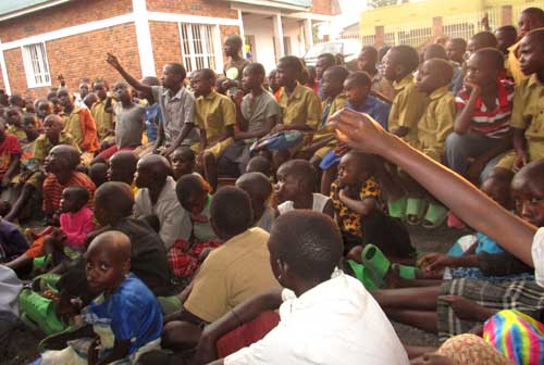 Journée de rassemblement des enfants des rues de Gisenyi au Rwanda