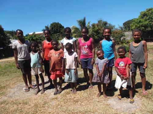 Enfants de l'Orphelinat de Sambava à Madagascar