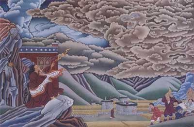 Tenzing Norbu Lama, peintures et dessins du Tibet