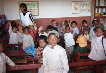 Rentrée des classes à Madagascar