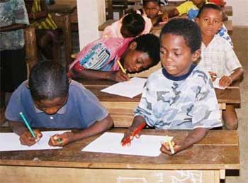 Parrainage d'une école à Madagascar