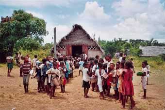 Cantine scolaire à Madagascar