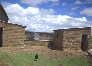 Une bergerie communautaire dans l'Altiplano bolivien