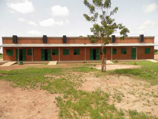 Construction du nouveau collège de Guiè au Burkina Faso