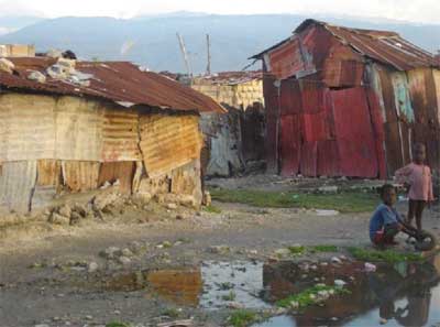 Le bidonville de Cité Soleil en Haïti