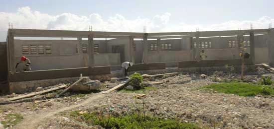 Reconstruction de la section Préscolaire - Ecole St Alphonse, Cité Soleil, Haïti