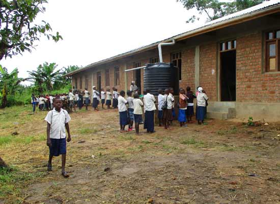 L'école du Village Orange de Kabweke, Nord Kivu en RD Congo