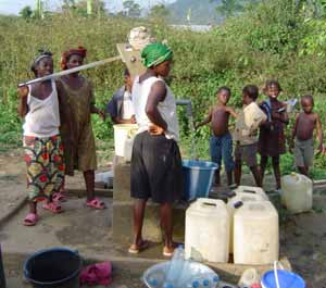 Projet d'adduction d'eau au Congo