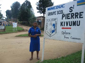 Ecole primaire Kivumu au Rwanda