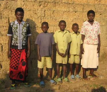 Orphelins au Rwanda